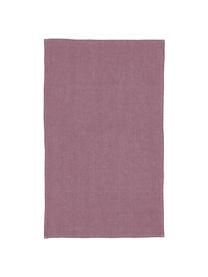 Ręcznik kuchenny z lnu Ruta, Ciemny lilak, S 45 x D 70 cm