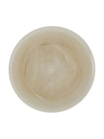 Ručne vyrobený plytký tanier s gradientom Pure, 6 ks, Keramika, Béžová, biela, Ø 26 cm