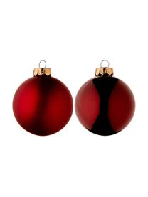 Weihnachtskugel-Set Evergreen Ø 8 cm, 6-tlg., Rot, Ø 8 cm