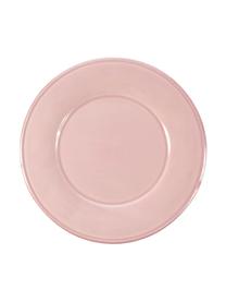 Ontbijtborden Constance, 2 stuks, Keramiek, Roze, Ø 24 cm