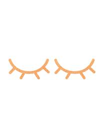 Wand-Objekt-Set Eyelash, 2-tlg., Schaumplatte (Forex), Braun, B 21 x H 10 cm