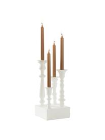 Kerzenhalter Cluster, Kunststoff, Weiß, 17 x 36 cm