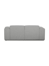 Hoekbank Melva (3-zits), Bekleding: 100% polyester De slijtva, Frame: massief grenenhout, FSC-g, Poten: kunststof, Geweven stof grijs, B 239 x D 143 cm, hoekdeel rechts