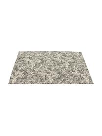 Sets de table Lundaskog, 4 pièces, 75 % coton, 25 % lin, Grège, beige, larg. 35 x haut. 45 cm