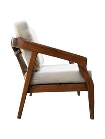 Fotel wypoczynkowy z drewna mindi Mindi, Brązowy, S 70 x G 79 cm