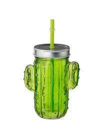 Mug bocal Cactus, 2 élém., Tons verts