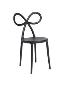 Chaise enfant plastique Ribbon, Noir