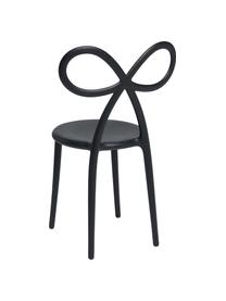 Chaise enfant plastique Ribbon, Noir