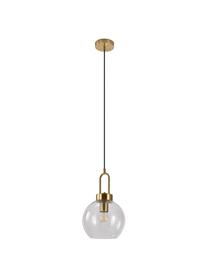Hanglamp met glazen bollen Luton, Lampenkap: glas, Transparant, glanzend, Ø 25 x H 33 cm