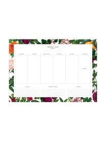 Weekplanner The English Garden, Papier, Multicolour, B 30 x H 21 cm