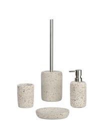 Seifenschale Pebble, Terrazzo, Beige, B 14 x H 3 cm