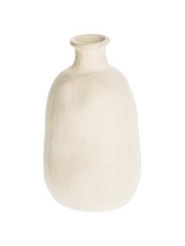 Keramik-Vase Caetana in Beige, Keramik, Beige, Ø 18 x H 32 cm