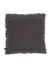 Coussin 45x45 boulettes de tissu Bergen, Anthracite