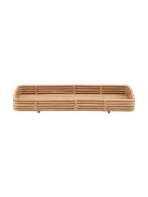 Ręcznie wykonana taca z rattanu Orga, Rattan, Rattan, D 52 x S 30 cm