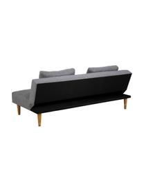 Sofá cama Lucca (2 plazas), Tapizado: 100% poliéster Alta resis, Patas: madera de caucho, Gris, An 180 x F 86 cm