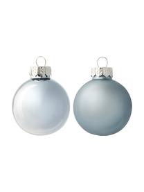 Kerstballen Evergreen Ø 4 cm, 16 stuks, Blauwtinten, Ø 4 cm