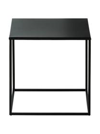 Mesa auxiliar Stina, Metal con pintura en polvo, Negro mate, An 45 x Al 45 cm