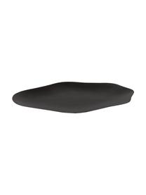 Bandeja decorativa Cloud, Metal recubierto, Negro, An 41 x F 26 cm