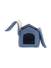 Cuccia per animali in teddy Kenzo, Rivestimento: teddy (100% poliestere), Grigio-blu, Larg. 42 x Prof. 42 cm