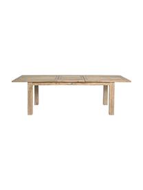 Tavolo da giardino allungabile in teak riciclato Montevideo, 200 - 260 x 100 cm, Piano del tavolo: teak riciclato, certifica, Marrone, Larg. 200 a 260 x Prof. 100 cm