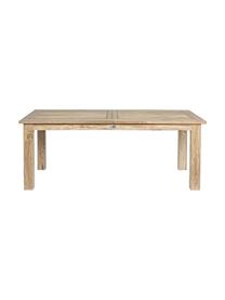 Rozkladací záhradný stôl z recyklovaného tíkového dreva Montevideo, 200-260 x H 100 cm, Svetlohnedá, Š 200 - 260 x H 100 cm