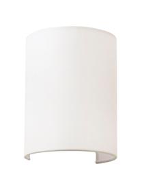 Wandlamp Cotto met stoffen lampenkap, Lampenkap: katoen, Lichtbeige, 15 x 20 cm