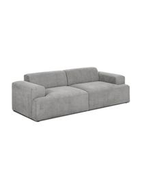 Cord-Sofa Melva (3-Sitzer), Bezug: Cord (92% Polyester, 8% P, Gestell: Massives Kiefernholz, FSC, Cord Grau, B 238 x T 101 cm