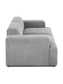 Cord-Sofa Melva (3-Sitzer), Bezug: Cord (92% Polyester, 8% P, Gestell: Massives Kiefernholz, FSC, Cord Grau, B 238 x T 101 cm