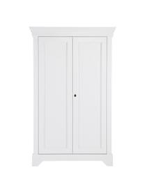 Dřevěná šatní skříň Isabel, Bílá, Š 118 cm, V 191 cm