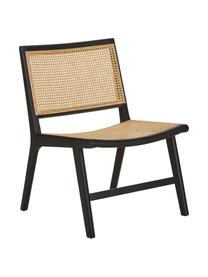 Sillón Franz, Asiento: ratán, Estructura: madera de abedul maciza p, Ratán, negro, An 57 x F 66 cm