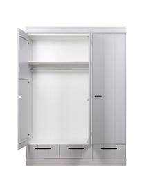 Šatní skříň Connect, Šedá, Š 140 cm, V 195 cm