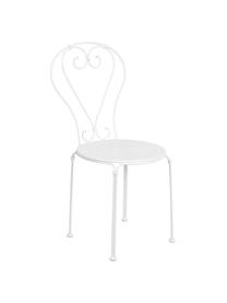 Chaises de jardin en métal Century, 2 pièces, Blanc