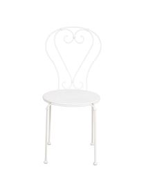 Chaises de jardin en métal Century, 2 pièces, Blanc