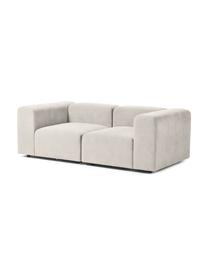 Modulares Sofa Lena (3-Sitzer), Bezug: Webstoff (88% Polyester, , Gestell: Kiefernholz, Schichtholz,, Füße: Kunststoff, Webstoff Off White, B 209 x T 106 cm
