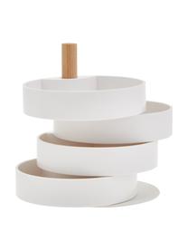 Boîte à bijoux Tosca, Blanc, brun, larg. 10 x haut. 12 cm