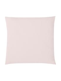 Taies d'oreiller en percale de coton Elsie, 2 pièces, 65 x 65 cm, Rose pâle, larg. 65 x long. 65 cm