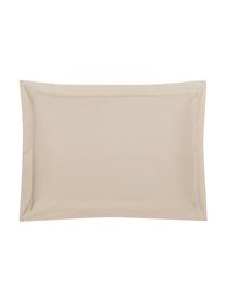 Funda de almohada de satén Premium, 50 x 70 cm, Gris pardo, An 50 x L 70 cm