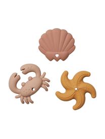 Set 3 massaggiagengive Tonk, 100% silicone, Rosa, arancione, Set in varie misure