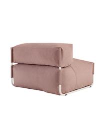 Fauteuil futon de jardin Square, Rose, larg. 101 x prof. 101 cm