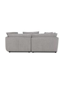 Modulares Sofa Jasmin (3-Sitzer) in Grau, Bezug: 85% Polyester, 15% Nylon , Gestell: Massives Fichtenholz FSC-, Füße: Kunststoff, Webstoff Grau, B 208 x H 84 cm