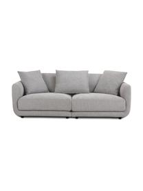 Modulares Sofa Jasmin (3-Sitzer) in Grau, Bezug: 85% Polyester, 15% Nylon , Gestell: Massives Fichtenholz FSC-, Webstoff Grau, B 208 x H 84 cm