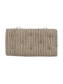 Grand coussin de sol ethno Fiesta, Noir, beige