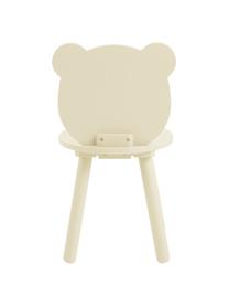 Sedia per bambini in legno giallo Beary 2 pz, Legno di pino, pannello di fibra a media densità (MDF) laccato, Giallo, Larg. 30 x Alt. 58 cm