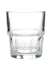 Stapelbare waterglazen Next, 12 stuks, Glas, Transparant, Ø 7 x H 8 cm, 200 ml