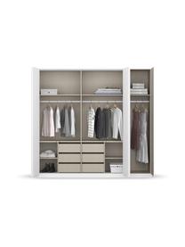 Falttürenschrank Wingview mit Panorama-Öffnung, Weiß, B 226 x H 210 cm
