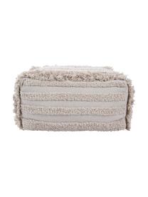 Cuscino da pavimento boho Air, Rivestimento: 70% cotone, 30% cotone ri, Beige, Larg. 55 x Alt. 27 cm