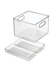 Organizador de nevera Binz, 2 pzas., Plástico, Transparente, An 21 x Al 16 cm