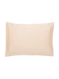 Funda de almohada de satén de algodón ecológico Aimee, diseño Candice Gray, Beige, rosa, An 45 x L 85 cm