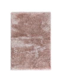 Glänzender Hochflor-Teppich Lea in Rosa, 50% Polyester, 50% Polypropylen, Rosa, B 300 x L 400 cm (Größe XL)