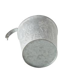 Petit cache-pot de balcon Silene, Métal, galvanisé, Zinc, Ø 14 x haut. 24 cm